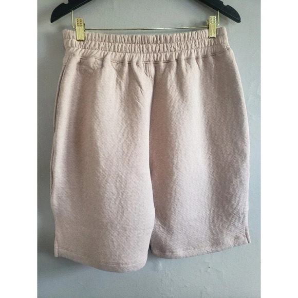 Lunya Shorts Women's Large Tan Restore Double Faced Otium Pima Cotton N… - Picture 5 of 9